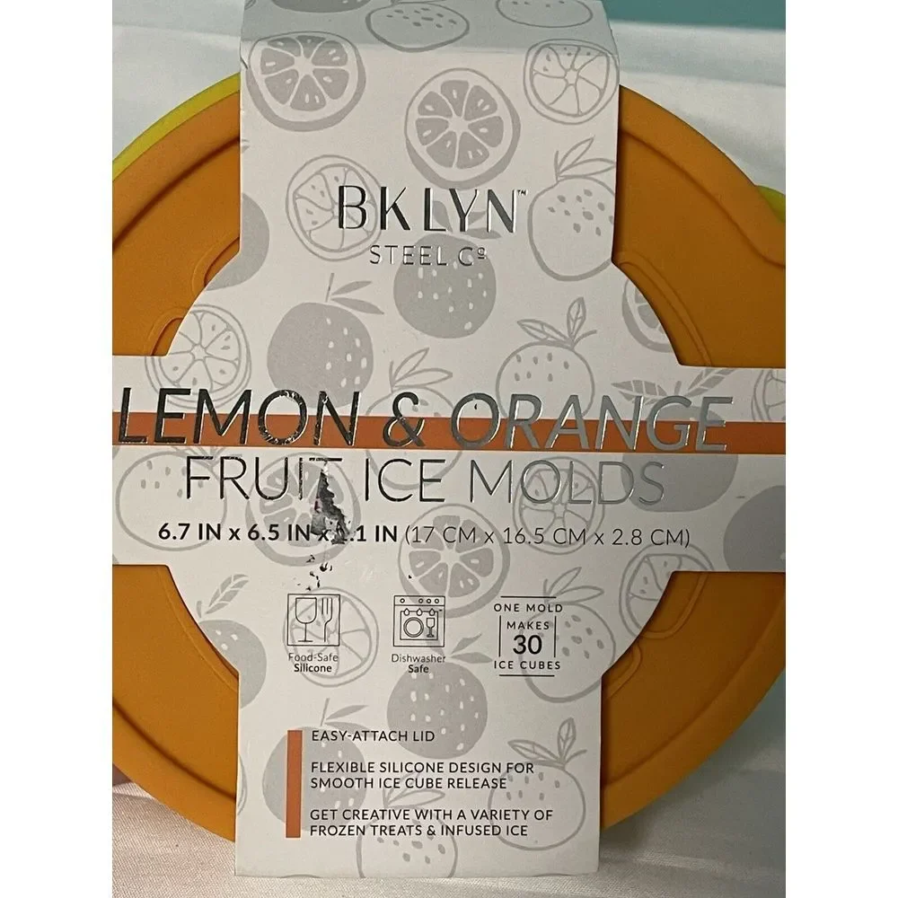 Fruit Shaped Silicone Mold Lemon‎ Holes